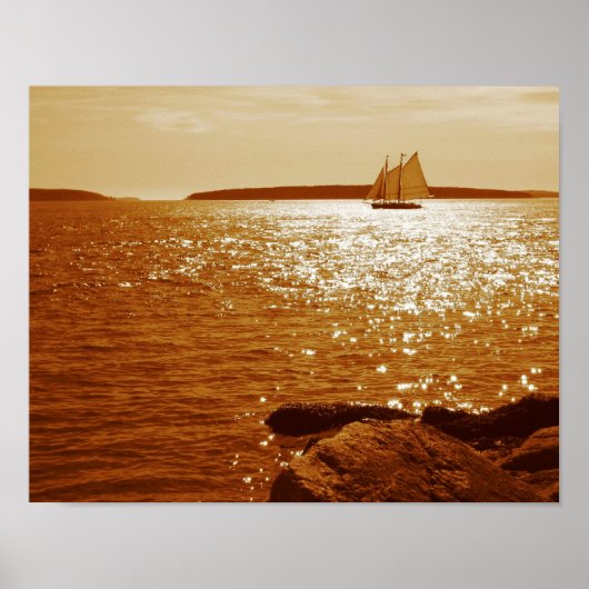 Segeln wir gehen poster (Vorne)