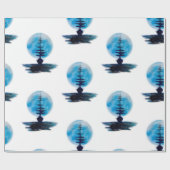 Segeln zum Mond Geschenkpapier (Flach)