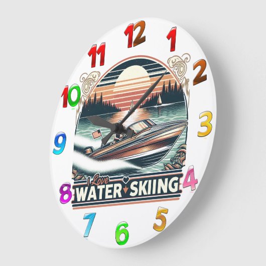 Segelnähe: Mannschaftslenkboot über den See Große Wanduhr (Winkel)