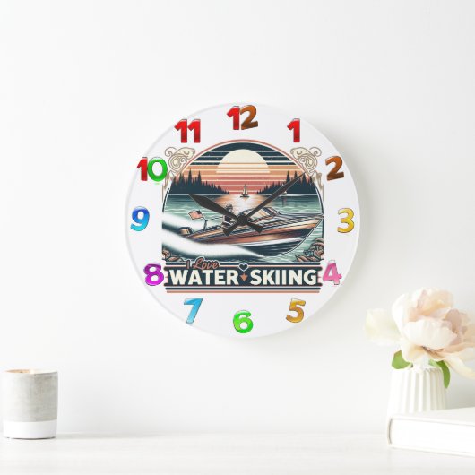 Segelnähe: Mannschaftslenkboot über den See Große Wanduhr (Zuhause)