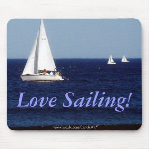 "Segelnde Liebe!" Mousepad