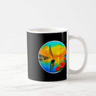 Segelndes Nautical-Boot-Liebhaber-Tee-Sonnenunterg Kaffeetasse