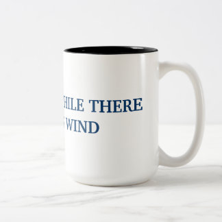 Segelnkaffee-Tasse Zweifarbige Tasse