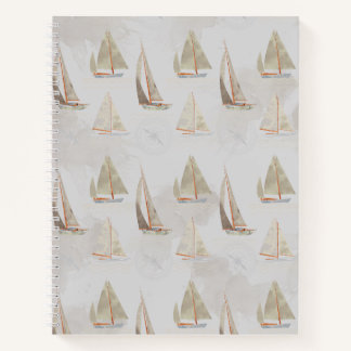Segelnotizbuch - Vintage nautische Illustration Notizblock