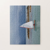 Segelnpuzzlespiel des Schlauchboots der Puzzle (Vertikal)