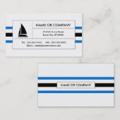 Segelnstreifen Visitenkarte (Vorne/Hinten)