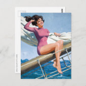 SegelpinUp Postkarte (Vorne/Hinten)