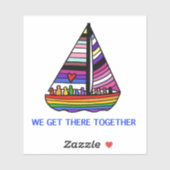 SegelPRIDE Aufkleber (Blatt)