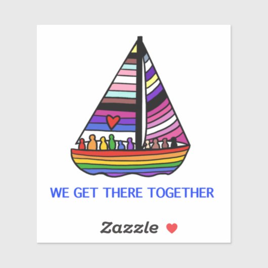 SegelPRIDE Aufkleber (Blatt)