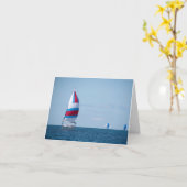Segelregatta am Michigansee Karte (Gelbe Blume)