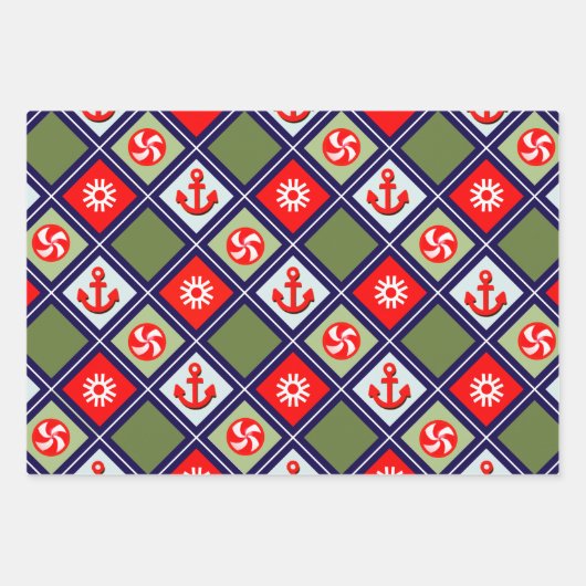 Segelreisen Geschenkpapier Set (Vorderseite 2)