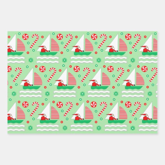 Segelreisen Geschenkpapier Set (Vorderseite)