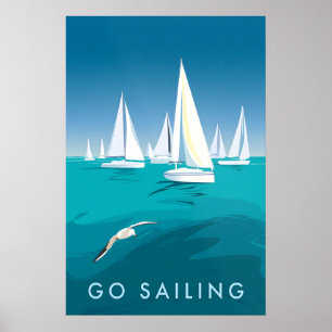 Segelreisen Reiseplakat Poster