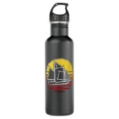 Segelreportgeschäft Vintag Edelstahlflasche (Vorderseite)