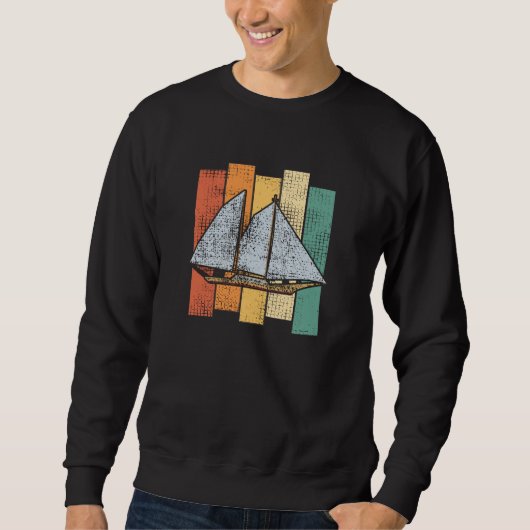 Segelreportgeschäft Vintag Sweatshirt (Vorderseite)