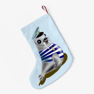 Segelrobbe Weihnachtsstrumpf Kleiner Weihnachtsstrumpf