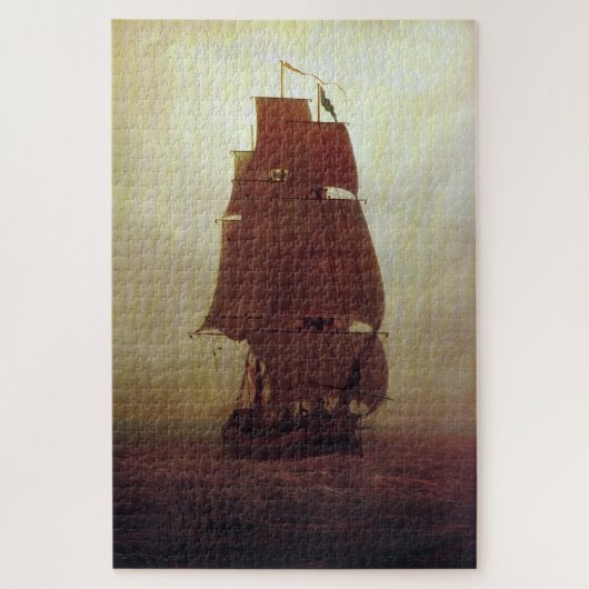 Segelschiff (1815) - Caspar David Friedrich Puzzle (Vertikal)