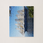 Segelschiff am Seepuzzlen Puzzle (Vertikal)