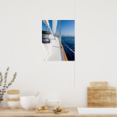 Segelschiff auf dem Meer surfen Poster (Küche)