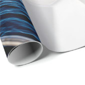 Segelschiff auf dem Seefrachtpapier Geschenkpapier (Rolleneckpunkt)