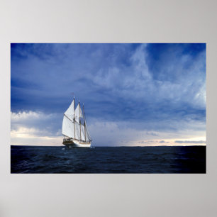 Segelschiff auf der Ostsee Poster