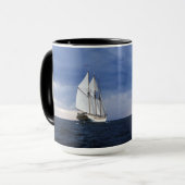 Segelschiff auf der Ostsee Tasse (Vorderseite Links)