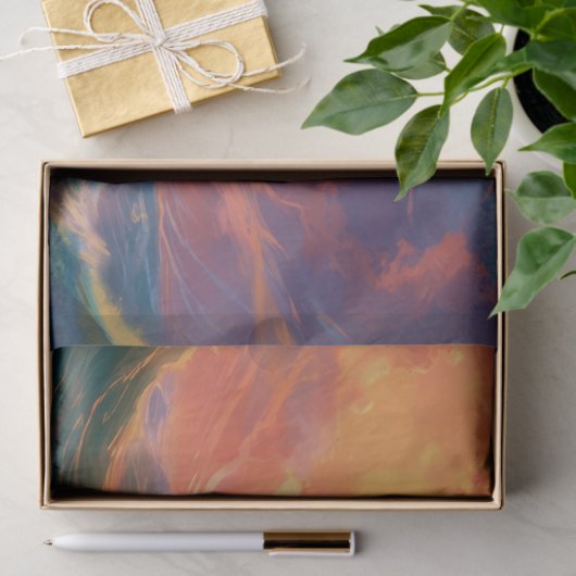 Segelschiff auf einem Sturmmeer Seidenpapier (Geschenk)