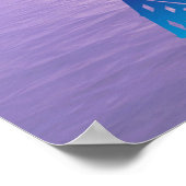 Segelschiff bei Morgendämmerung Poster (Ecke)