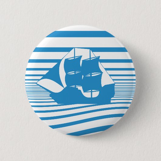 Segelschiff Button (Vorderseite)