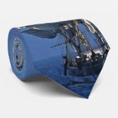 Segelschiff Clipper Krawatte (Gerollt)