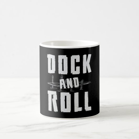Segelschiff "Dock and Roll Sailboat" Kaffeetasse (Mittel)