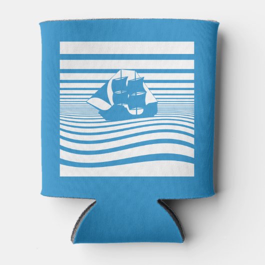 Segelschiff Dosenkühler (Vorderseite)