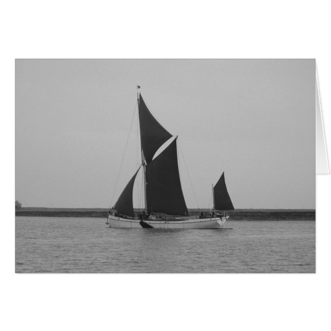 Segelschiff-Erinnerung (Vorderseite (Horizontal))