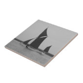 Segelschiff-Erinnerung Fliese (Seite)