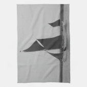 Segelschiff-Erinnerung Geschirrtuch (Vertikal)