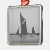 Segelschiff-Erinnerung Ornament Aus Metall (Links)