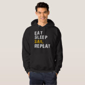 Segelschiff essen hoodie (Vorne ganz)
