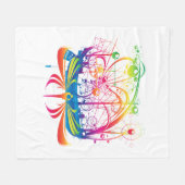 Segelschiff Fleece Blanket (Vorderseite (Horizontal))