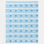 Segelschiff Fleecedecke (Vorderseite)