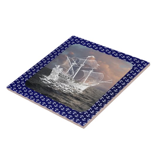 SEGELSCHIFF FLIESE (Seite)