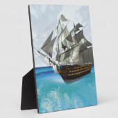 Segelschiff Fotoplatte (Seite)