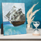 Segelschiff Fotoplatte (Seite)