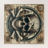 Segelschiff für Skull und Kreuzknochen 1 Puzzle (Horizontal)