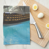 Segelschiff Handtuch (Viertel Falte)