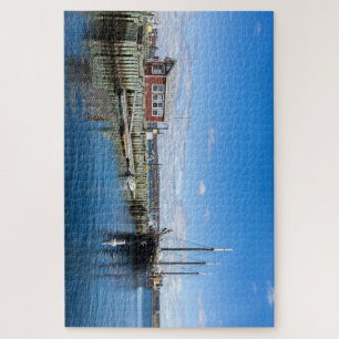 Segelschiff im Hafen von Halifax Puzzle