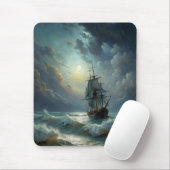 Segelschiff im Meer Mousepad (Mit Mouse)