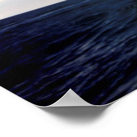 Segelschiff in der Ostsee Poster (Ecke)