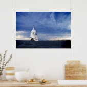 Segelschiff in der Ostsee Poster (Küche)