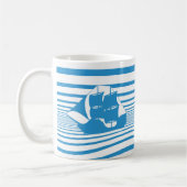 Segelschiff Kaffeetasse (Links)