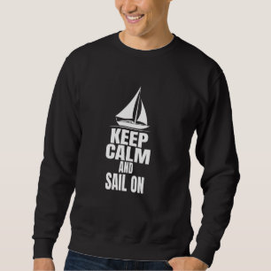 Segelschiff Kapitän Sailboat Schifffahrt Sweatshirt